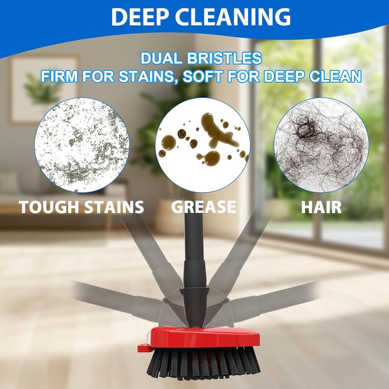 SuperAbound Small Full Bristle Scrub Brush ONLY for O-Cedar RinseClean 2-Tank System - Image 5